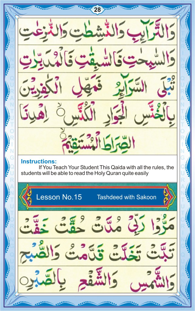 Noorani Qaida in English